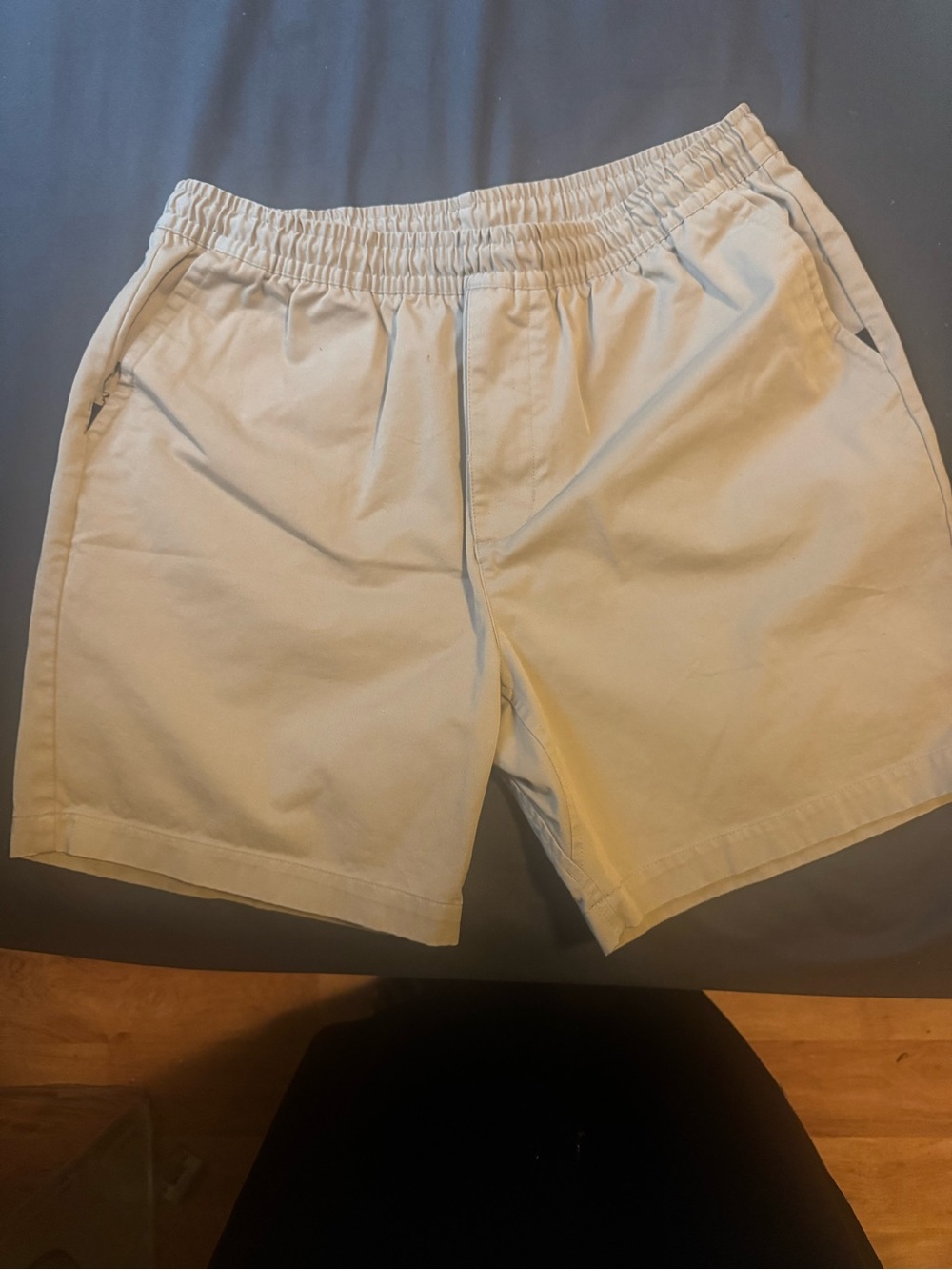 Nike Men's Cream Athletic Shorts